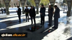 حضور دکتر مهرمحمدی در مزار شهدای گمنام ایلام