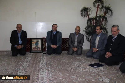 دیدار آقای دکتر مهرمحمدی با خانواده معظم شهید دانشجو-معلم علی شیروانیان
