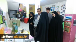 بازدید مدیریت پردیس های استان،جناب آقای دکتر شیری از نمایشگاه پژوهش و فناوری