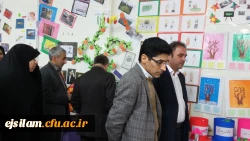 بازدید مسئولین اداره کل اموزش و پرورش استان از نمایشگاه پژوهش و فناوری