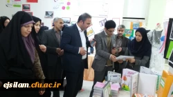 بازدید مسئولین اداره کل اموزش و پرورش استان از نمایشگاه پژوهش و فناوری