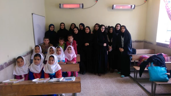 بازدید دانشجومعلمان از مدارس چندپایه