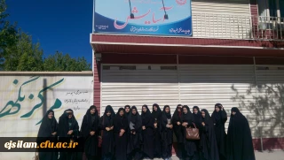 ملاقات دانشجویان با سالمندان آسایشگاه آسایش