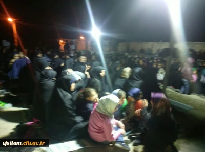 شرکت دانشجو معلمان پردیس امام جعفر صادق(ع) در مراسم معنوی نمایش اسارت حضرت زینب (س) در شام