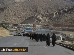 پیاده روی دانشجویان به مناسبت روز دانشجو