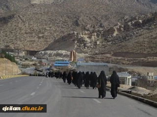 پیاده روی دانشجویان به مناسبت روز دانشجو