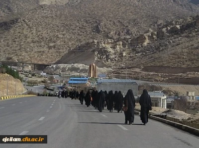 پیاده روی دانشجویان به مناسبت روز دانشجو