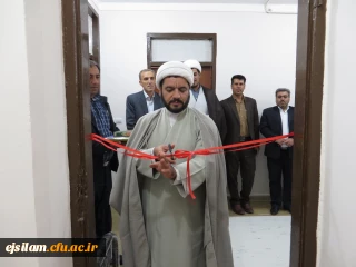 مراسم افتتاحیه دفتر نهاد رهبری در پردیس امام جعفر صادق(ع)