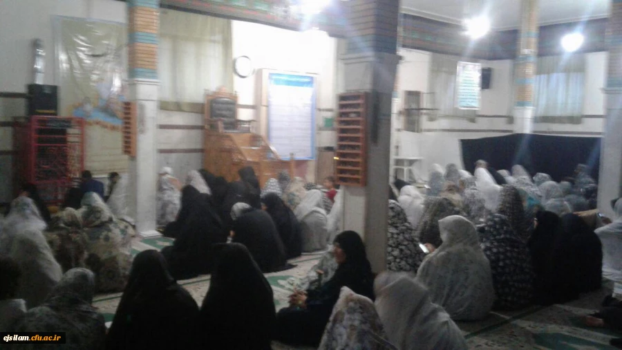 شرکت دانشجو معلمان پردیس امام جعفر صادق(ع) در مراسم اعتکاف