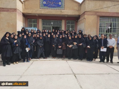 بازدید علمی دانشجویان از کلاس های چند پایه