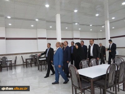 افتتاح سالن سلف سرویس پردیس امام جعفر صادق(ع)  همزمان با هفته آموزش