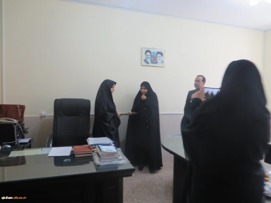 مراسم معارفه سرپرست جدید بسیج دانشجویی پردیس امام جعفر صادق(ع) با حضور مسئولین بسیج دانشجویی و مسئولین پردیس  برگزار گردید