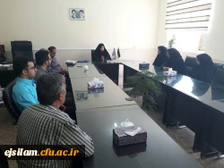 مراسم تجلیل از خدمات صادقانه کارمند بازنشسته  دانشگاه فرهنگیان  استان ایلام پردیس امام جعفر صادق(ع)،جناب آقای عبدالله لطفی نیا