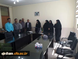 مراسم تجلیل از خدمات صادقانه کارمند بازنشسته  دانشگاه فرهنگیان  استان ایلام پردیس امام جعفر صادق(ع)،جناب آقای عبدالله لطفی نیا