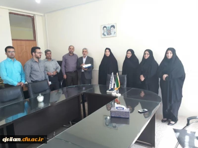 مراسم تجلیل از خدمات صادقانه کارمند بازنشسته  دانشگاه فرهنگیان  استان ایلام پردیس امام جعفر صادق(ع)،جناب آقای عبدالله لطفی نیا