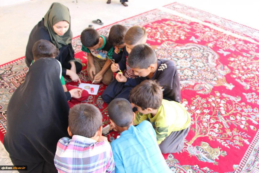 برگزاری کلاس های فرهنگی توسط پایگاه  بسیج دانشجویی دانشگاه فرهنگیان استان ایلام پردیس امام جعفر صادق(ع) در روستای شیرآوند  در هلیلان