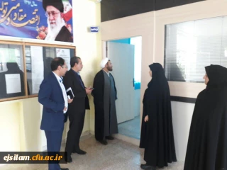 بازدید حجت الاسلام و المسلمین عابدی  معاون فرهنگی و اجتماعی دانشگاه فرهنگیان از پردیس امام جعفر صادق(ع) خواهران ایلام