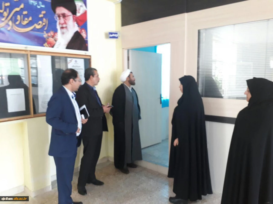بازدید حجت الاسلام و المسلمین عابدی  معاون فرهنگی و اجتماعی دانشگاه فرهنگیان از پردیس امام جعفر صادق(ع) خواهران ایلام
