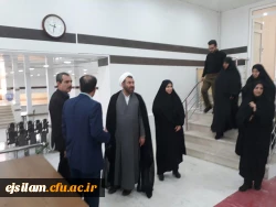 بازدید حجت الاسلام و المسلمین عابدی  معاون فرهنگی و اجتماعی دانشگاه فرهنگیان از پردیس امام جعفر صادق(ع) خواهران ایلام