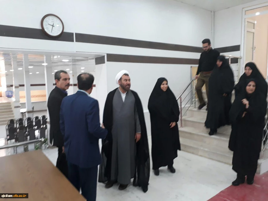 بازدید حجت الاسلام و المسلمین عابدی  معاون فرهنگی و اجتماعی دانشگاه فرهنگیان از پردیس امام جعفر صادق(ع) خواهران ایلام
