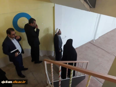 بازدید حجت الاسلام و المسلمین عابدی  معاون فرهنگی و اجتماعی دانشگاه فرهنگیان از پردیس امام جعفر صادق(ع) خواهران ایلام