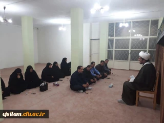 برگزاری مراسم عزاداری سید و سالار شهیدان با حضور مسئولین مدیریت امور پردیس های دانشگاه فرهنگیان استان ایلام ،اساتید ، دانشجویان و کارکنان پردیس امام جعفر صادق(ع) در نمازخانه پردیس