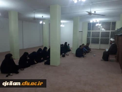 برگزاری مراسم عزاداری سید و سالار شهیدان با حضور مسئولین مدیریت امور پردیس های دانشگاه فرهنگیان استان ایلام ،اساتید ، دانشجویان و کارکنان پردیس امام جعفر صادق(ع) در نمازخانه پردیس