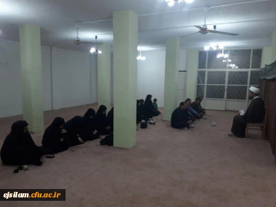 برگزاری مراسم عزاداری سید و سالار شهیدان با حضور مسئولین مدیریت امور پردیس های دانشگاه فرهنگیان استان ایلام ،اساتید ، دانشجویان و کارکنان پردیس امام جعفر صادق(ع) در نمازخانه پردیس