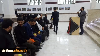 برگزاری مراسم عزاداری سید وسالار شهیدان حضرت اباعبدالله(ع) و برپایی نمایشگاه  دفاع مقدس