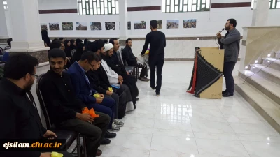 برگزاری مراسم عزاداری سید وسالار شهیدان حضرت اباعبدالله(ع) و برپایی نمایشگاه  دفاع مقدس