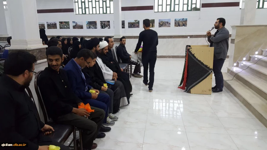 برگزاری مراسم عزاداری سید وسالار شهیدان حضرت اباعبدالله(ع) و برپایی نمایشگاه  دفاع مقدس