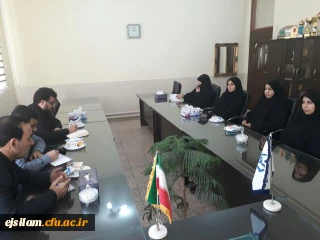 برگزاری جلسه هماهنگی و برنامه ریزی فعالیت های بسیج دانشجویی با حضور مسئولین بسیج دانشجویی و پردیس امام جعفر صادق(ع)  در سالن کنفرانس رئیس پردیس