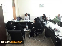 برگزاری جلسه توجیهی در خصوص ارزشیابی سالانه با حضور کارشناس مسئول ارزیابی مدیریت امور پردیس های استانی دانشگاه فرهنگیان استان ایلام در پردیس امام جعفر صادق( ع)