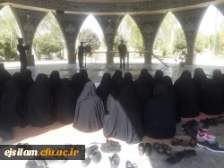 برگزاری مراسم معنوی زیارت عاشورا همراه با غبار روبی مزار شهدای گمنام