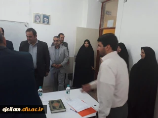 مصاحبه داوطلبان استخدام پیمانی آموزش و پرورش در پردیس امام جعفر صادق(ع)