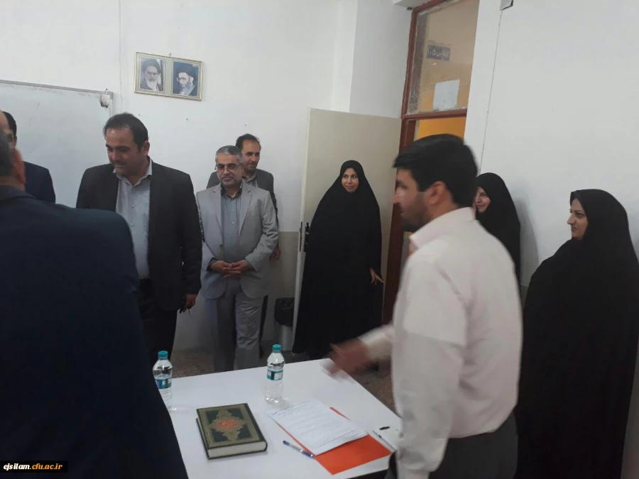 مصاحبه داوطلبان استخدام پیمانی آموزش و پرورش در پردیس امام جعفر صادق(ع)