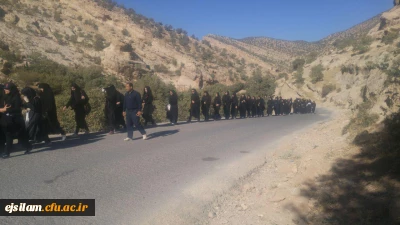 پیاده روی دانشجومعلمان پردیس امام جعفر صادق(ع) به مناسبت هفته تربیت بدنی