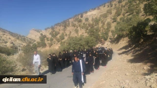 پیاده روی دانشجومعلمان پردیس امام جعفر صادق(ع) به مناسبت هفته تربیت بدنی