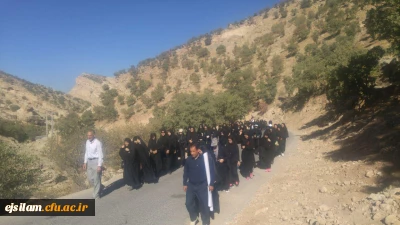پیاده روی دانشجومعلمان پردیس امام جعفر صادق(ع) به مناسبت هفته تربیت بدنی