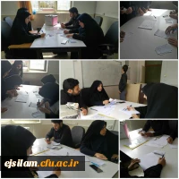 برگزاری انتخابات کانون هلال احمر پردیس امام جعفر صادق (ع) ایلام با حضور کارشناس سازمان جوانان هلال احمر استان ایلام