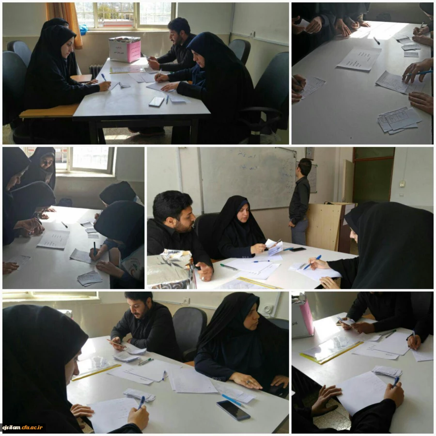 برگزاری انتخابات کانون هلال احمر پردیس امام جعفر صادق (ع) ایلام با حضور کارشناس سازمان جوانان هلال احمر استان ایلام