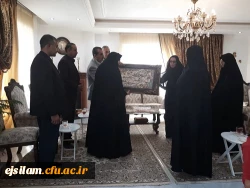 دیدار با خانواده معظم شهدابه  مناسبت روز دانشجو در پردیس امام جعفر صادق (ع)