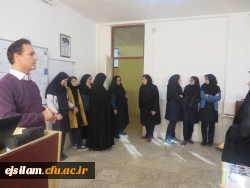 بازدید دانش آموزان دبیرستان فرزانگان از پردیس امام جعفر صادق(ع)