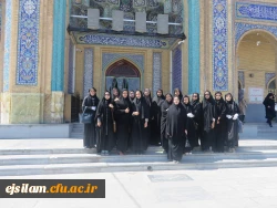 هفته سرای دانشجویی واجرای طرح فرهنگی 555(بازدید از اماکن مذهبی )