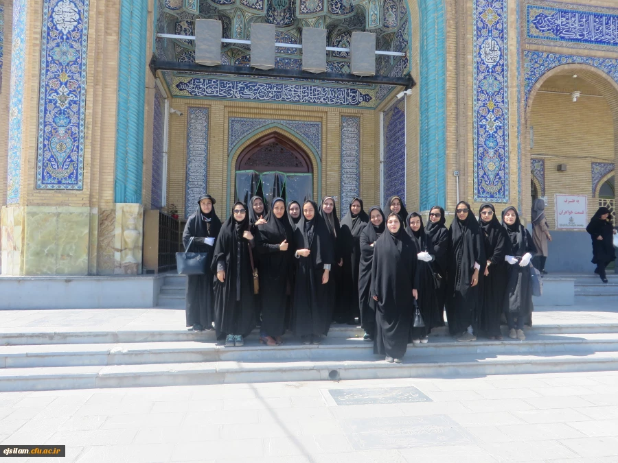 هفته سرای دانشجویی واجرای طرح فرهنگی 555(بازدید از اماکن مذهبی )