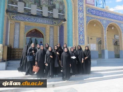 هفته سرای دانشجویی واجرای طرح فرهنگی 555(بازدید از اماکن مذهبی )