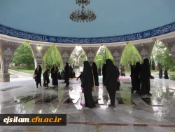 حضور دانشجومعلمان پردیس امام جعفر صادق (ع)بر سر مزار شهدای گمنام