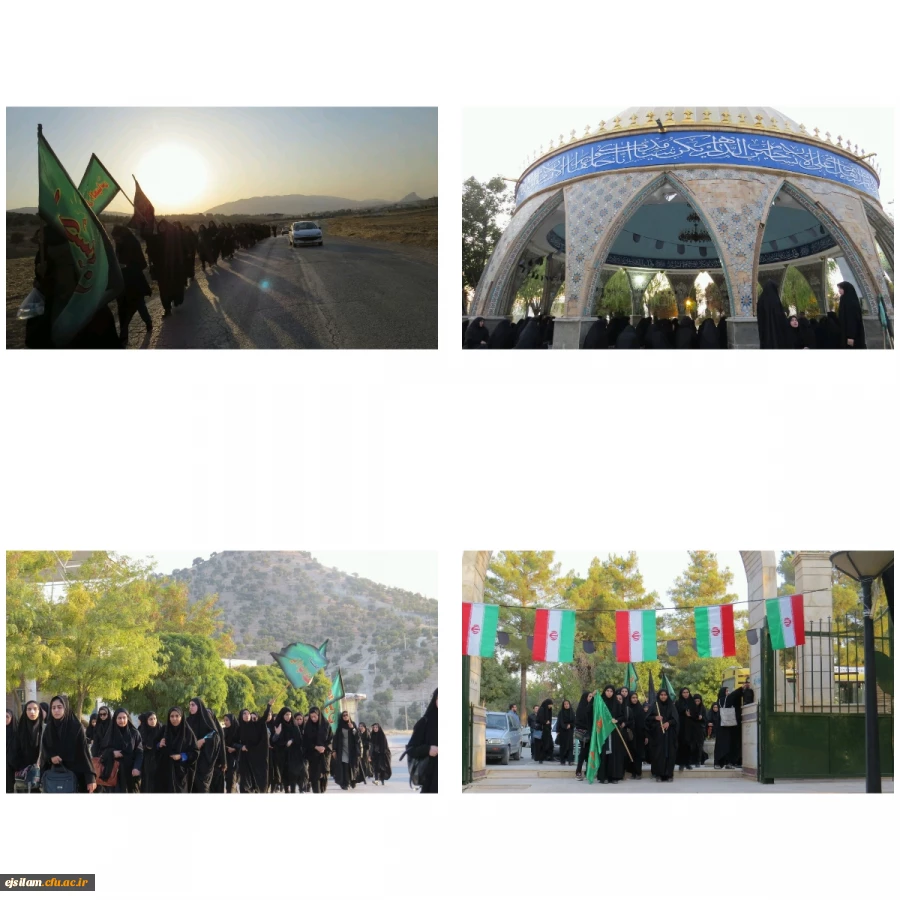 مراسم تجدید میثاق دانشجومعلمان پردیس امام جعفرصادق(ع) با با آرمان های امام (ره) و شهدا