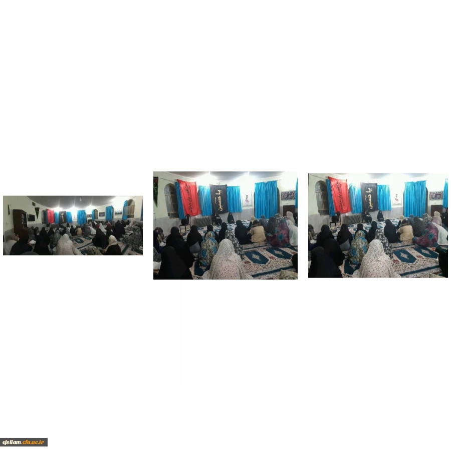 برگزاری زیارت عاشورا در سرای دانشجویی پردیس خواهران