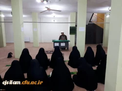 برگزاری نماز جماعت در مزار شهدا و سخنرانی به مناسبت بزرگداشت هفته قرآنی در پردیس امام جعفر صادق(ع)